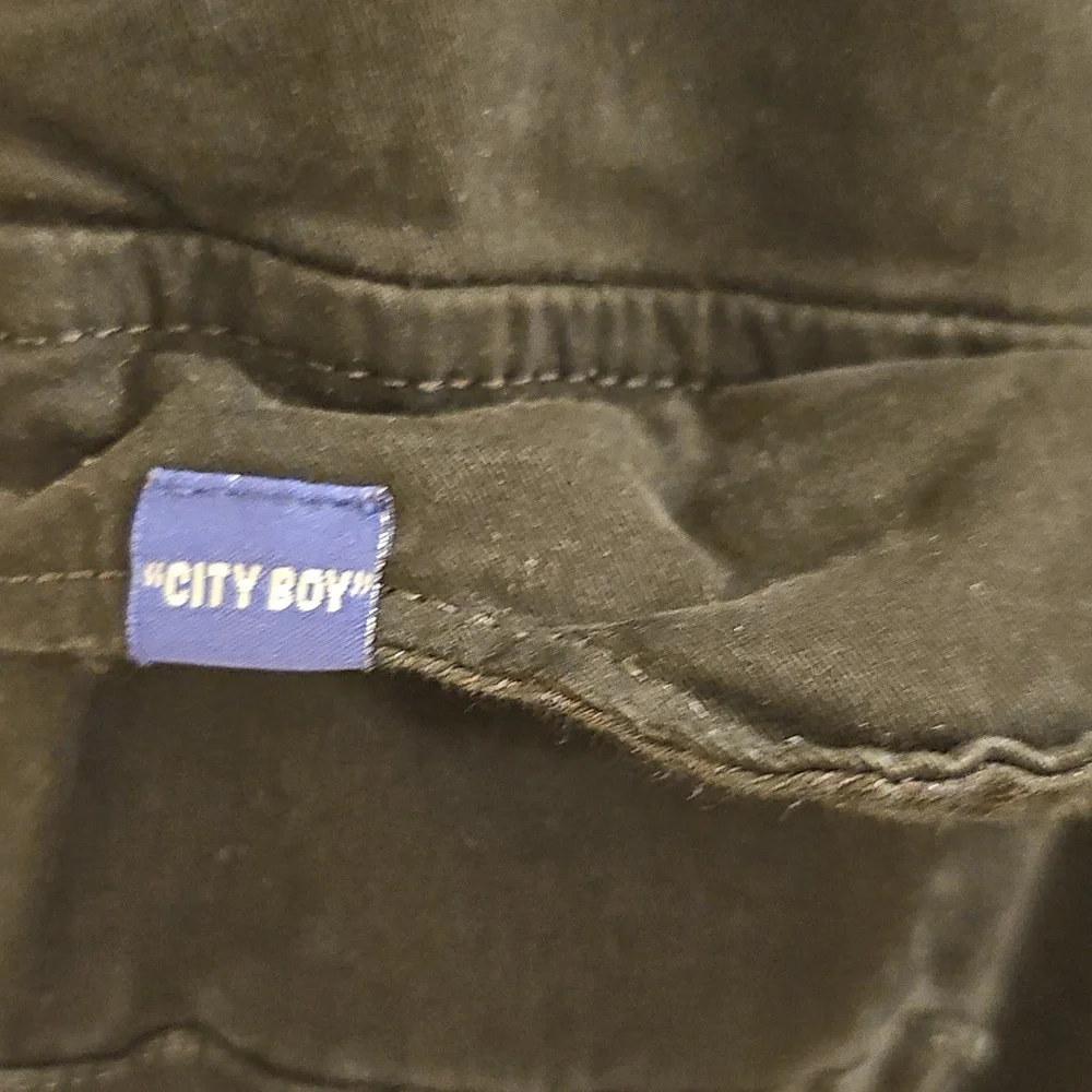 City Boy Men's Black Jogger Pants with Zip Pockets